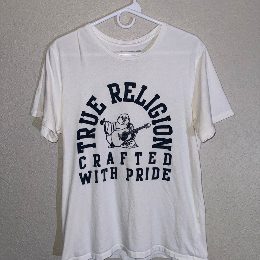 True Religion T Shirt Tee - Men’s - Size Medium M - White